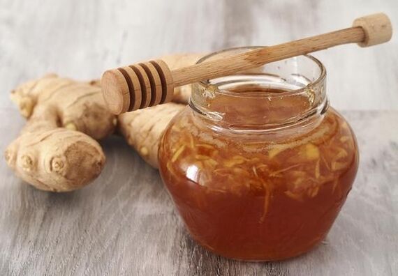 Madu semulajadi dalam kombinasi dengan akar halia meningkatkan potensi